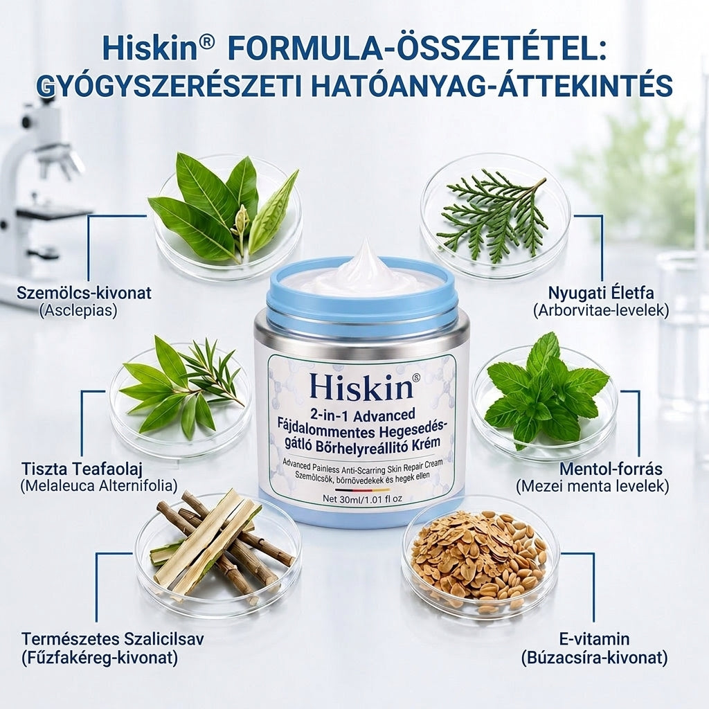 𝐇𝐢𝐬𝐤𝐢𝐧® 2 az 1-ben fejlett, fájdalommentes és hegmentes bőrmegújító krém – bőrkinövések, szemölcsök és látható bőrhibák ellen