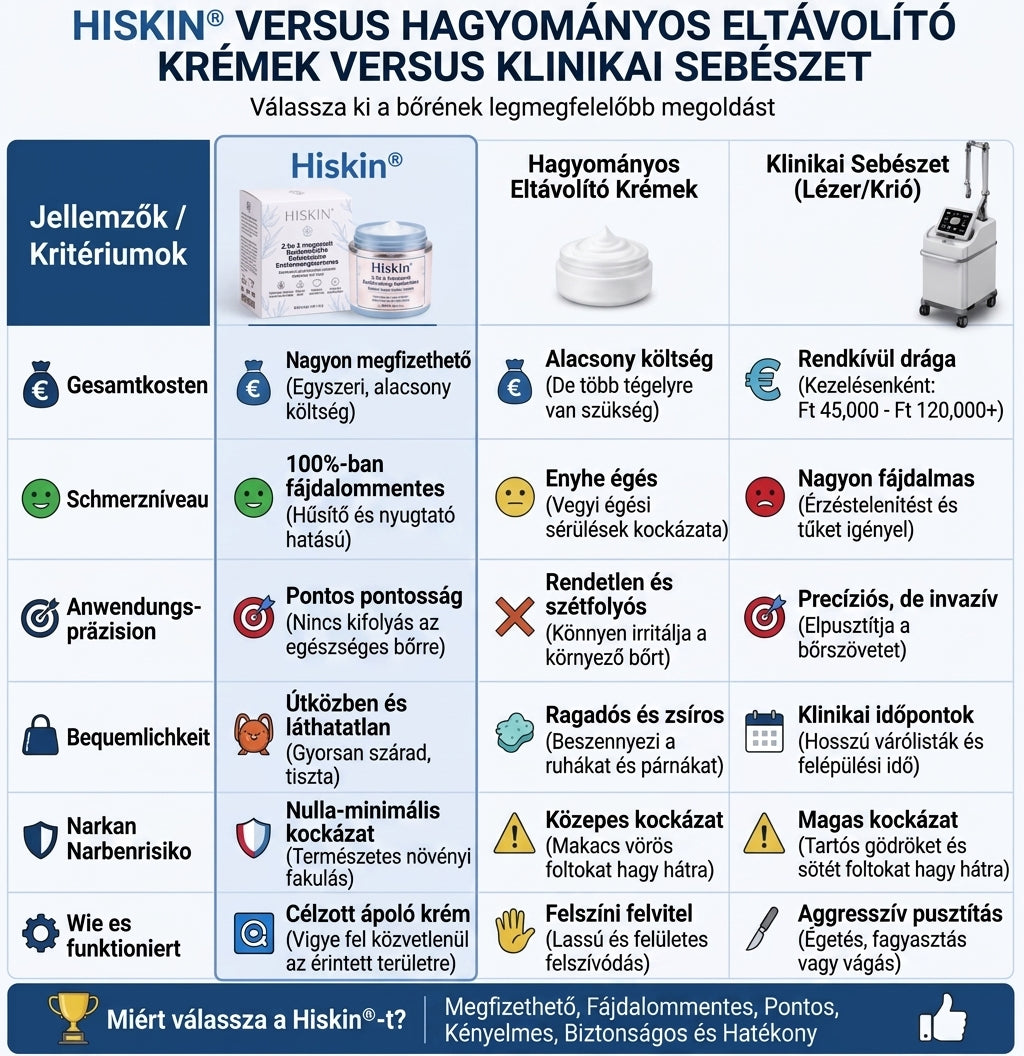 𝐇𝐢𝐬𝐤𝐢𝐧® 2 az 1-ben fejlett, fájdalommentes és hegmentes bőrmegújító krém – bőrkinövések, szemölcsök és látható bőrhibák ellen