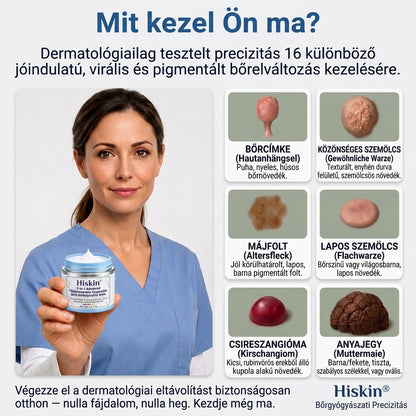 𝐇𝐢𝐬𝐤𝐢𝐧® 2 az 1-ben fejlett, fájdalommentes és hegmentes bőrmegújító krém – bőrkinövések, szemölcsök és látható bőrhibák ellen